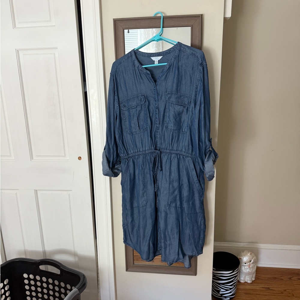 Time and Tru Blue Denim Dress